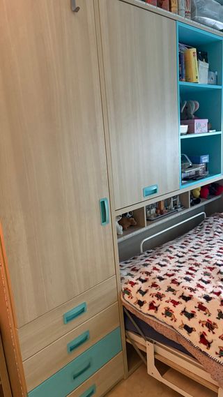 Mueble Cama Abatible 3 en 1