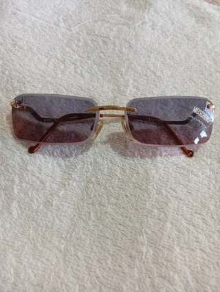Occhiali da sole Moschino oro viola