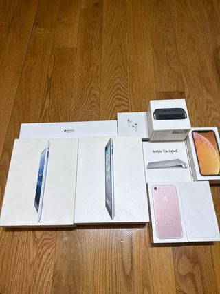 Cajas Apple (Watch, iPad, iPhone, AirPods, TV, Tra