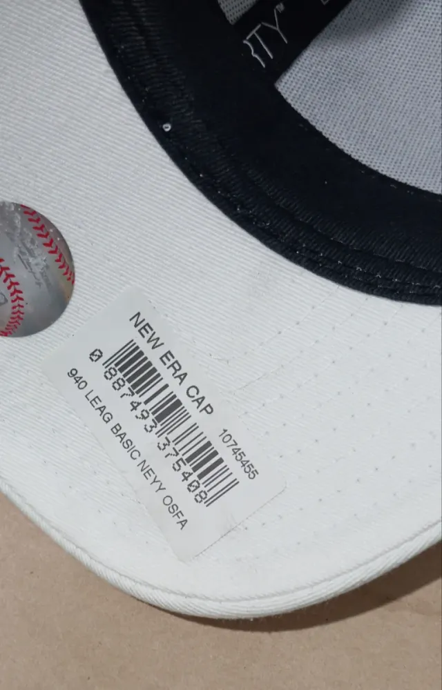 Gorra New Era 9FORTY Yankees Blanca