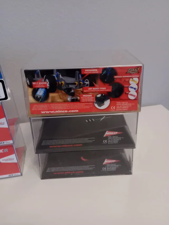 Cajas Scalextric y Ninco