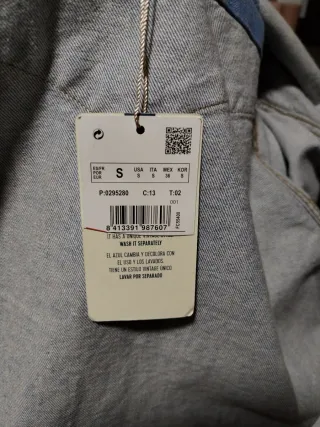 Camisa vaquera talla S