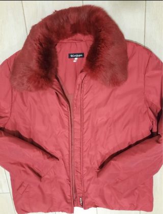 Trenca El Corte Inglés Talla 46 Roja