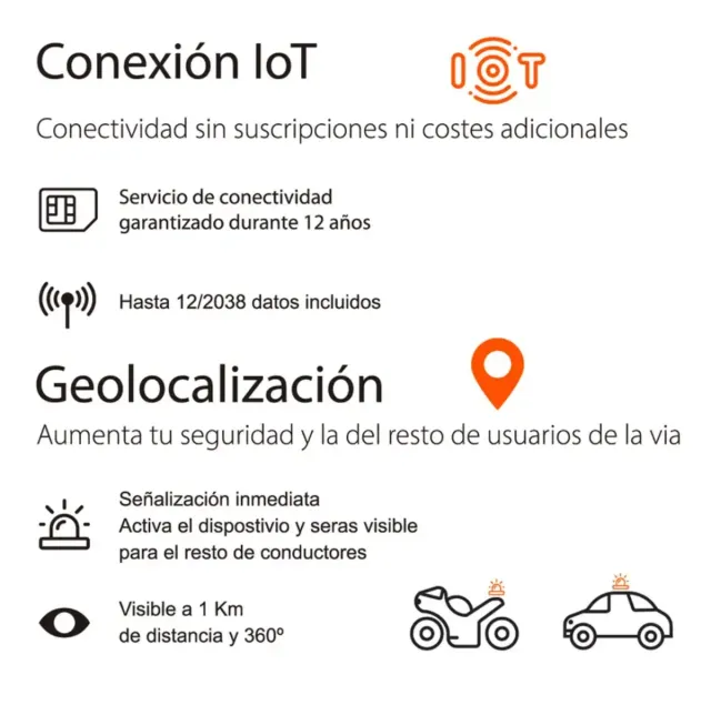 Baliza V16 Geolocalizada Homologada DGT