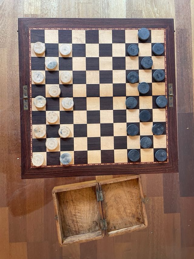 Juego de damas de colección