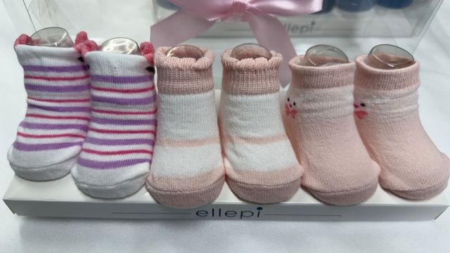 Set 3 paia calzini Ellepi neonato