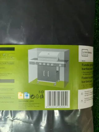 Funda Protectora para Barbacoa Negra