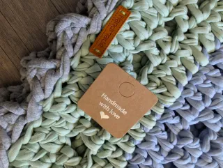 Alfombra Ganchillo Redonda 100cm