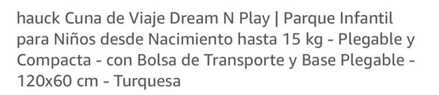 Cuna de viaje Hauck Dream n Play
