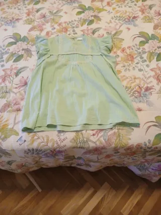 Blusa verde manga corta