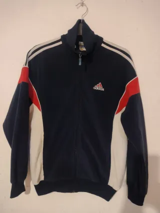 Chaqueta Adidas Vintage Azul y Rojo