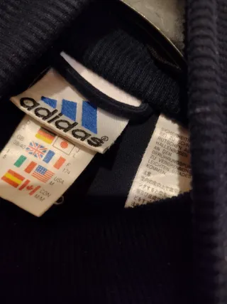 Chaqueta Adidas Vintage Azul y Rojo