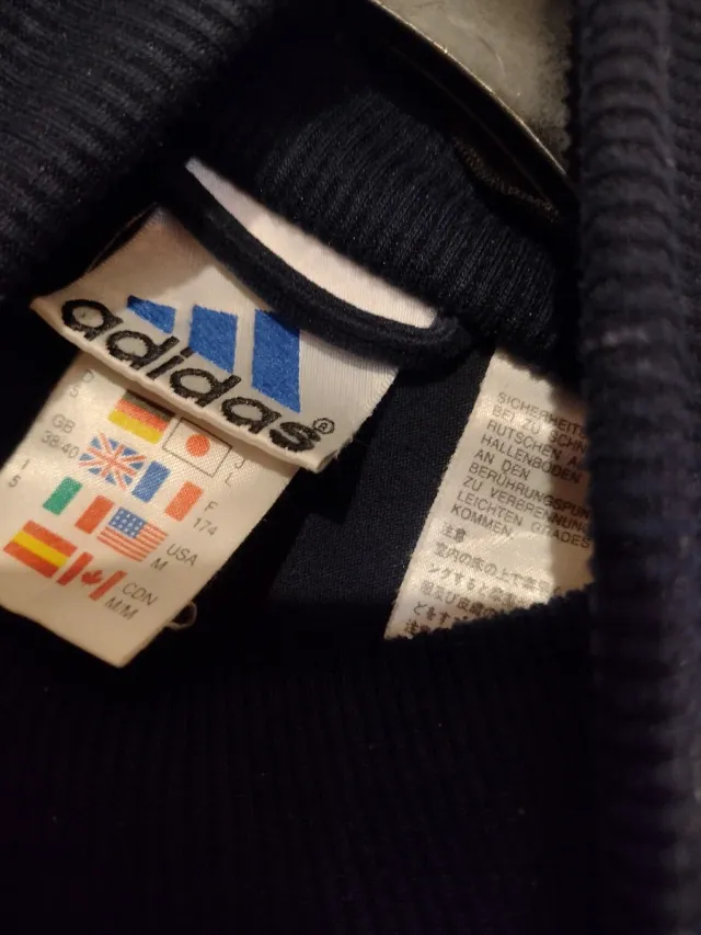 Chaqueta Adidas Vintage Azul y Rojo