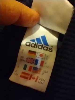 Chaqueta Adidas Vintage Azul y Rojo