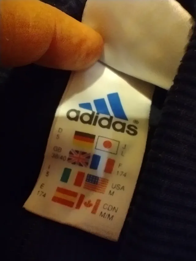 Chaqueta Adidas Vintage Azul y Rojo