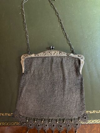 Bolso malla plata Época S.XIX