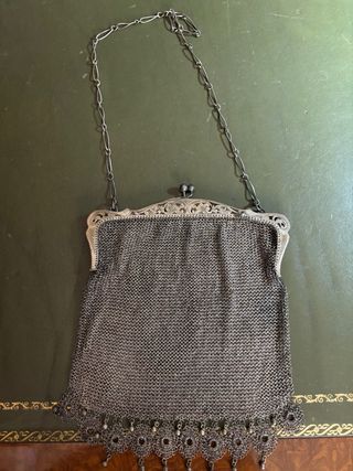 Bolso malla plata Época S.XIX