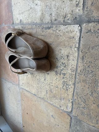 Bailarinas Zara Piel Beige Talla 39