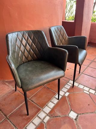 Juego de 2 sillas de comedor/escritorio