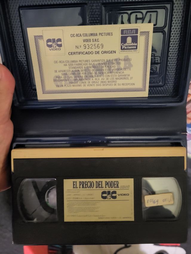 VHS El Precio del Poder Scarface 1a Edición