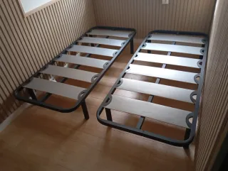2 Somieres 80x190 cm con patas