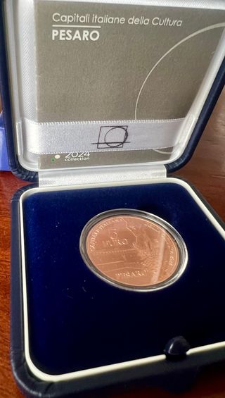 5 Euro Pesaro 2024 Capitale Italiana Cultura
