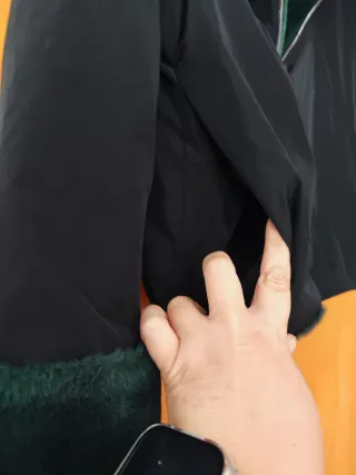 Giubbotto donna  nero/verde