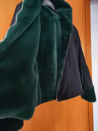 Giubbotto donna  nero/verde