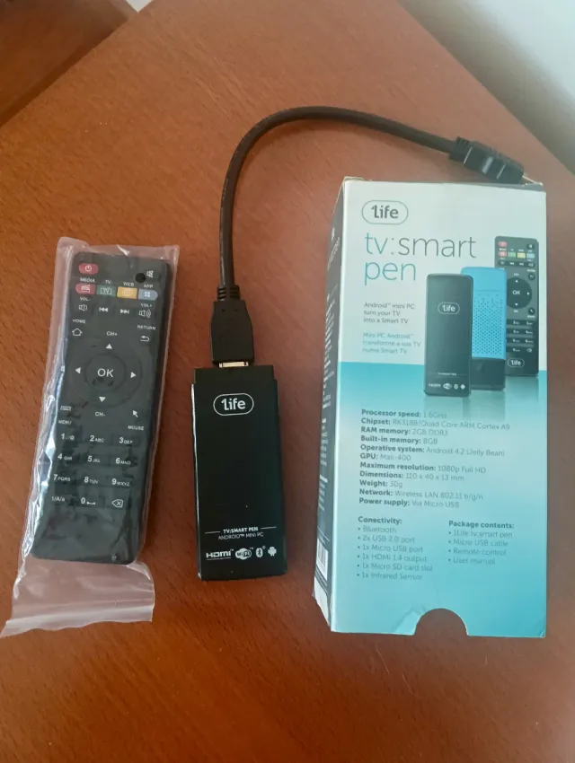 1Life tv:smart pen - Transforma TV em Smart TV