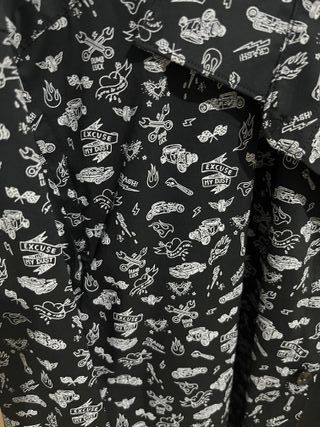 Camisa Zara Rock & Roll Estampada Talla L/42