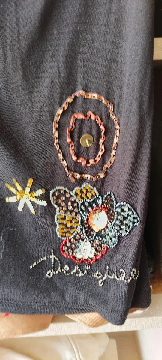 Camiseta Desigual Negra Talla M