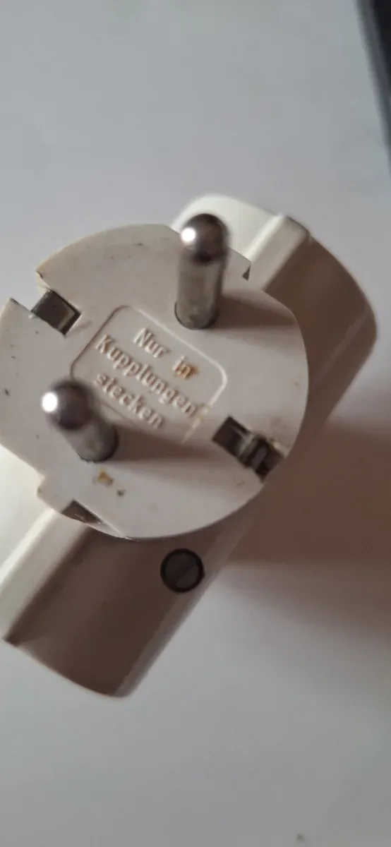 Adaptador 3 enchufes blanco