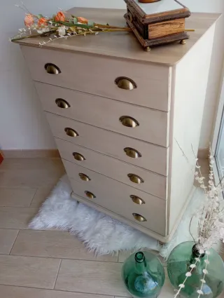 Sinfonier 6 cajones madera rústico