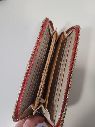 Cartera Billetera con dorados