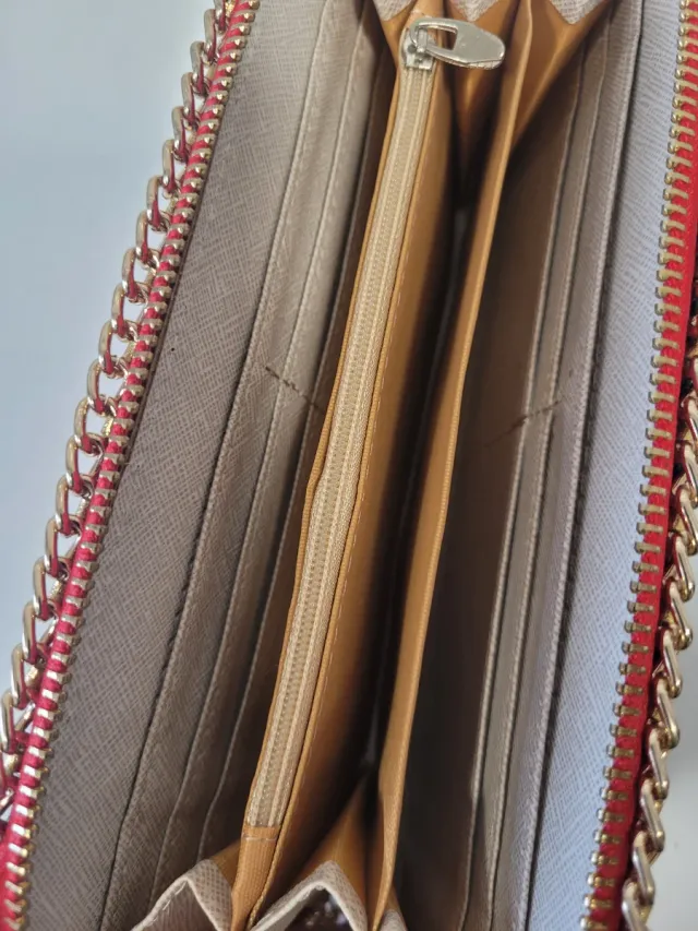 Cartera Billetera con dorados