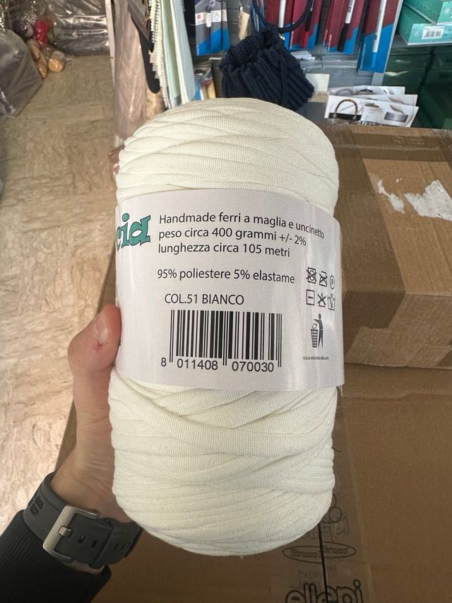 Fettuccia MAS Soft Lycra Bianca