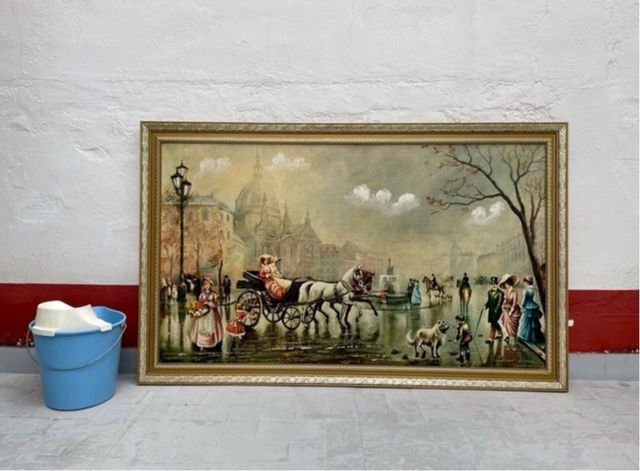 Cuadro antiguo grande