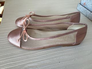 Manoletinas Tizzas Niña Talla 35 Rosa