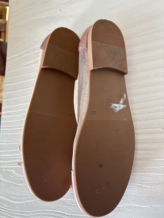 Manoletinas Tizzas Niña Talla 35 Rosa