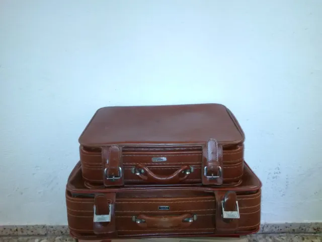 Maletas Marrones Vintage (2 unidades)