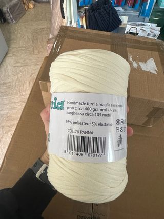 Fettuccia MAS soft Lycra 78 panna