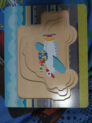 Puzzle de madera con animales