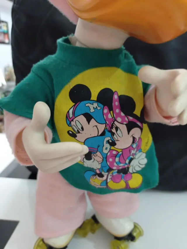 Muñeco Donald Patito Patines Vintage