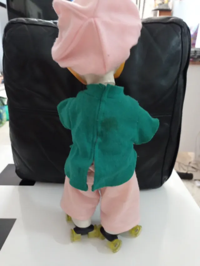 Muñeco Donald Patito Patines Vintage