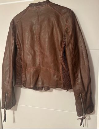 Chaqueta de piel Tintoretto Marrón Talla M