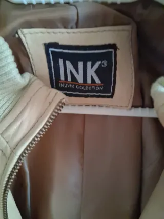 Cazadora mujer beige talla M