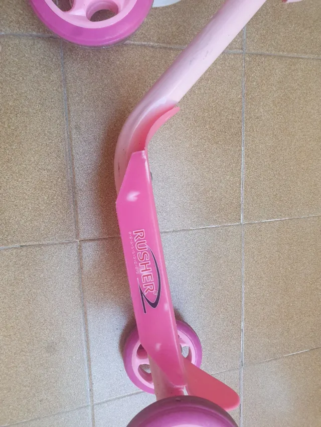 Patinete 3 ruedas niña rosa