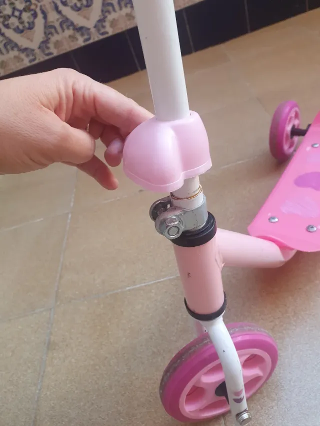 Patinete 3 ruedas niña rosa