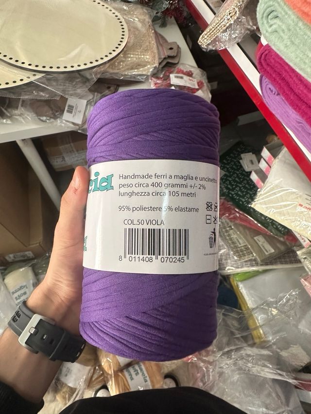 Fettuccia MAS soft Lycra 50 viola