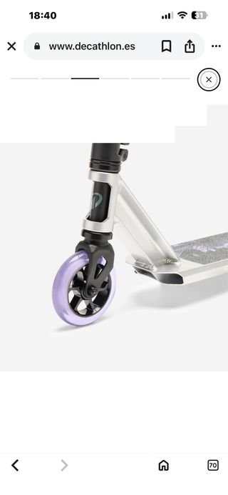 Patinete skate park nuevo sin uso